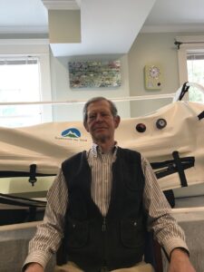 patient uses hyperbaric oxygen for dementia recovery