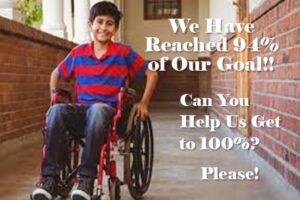 94% of our Wheel Chair Accessible Chamber goal 
